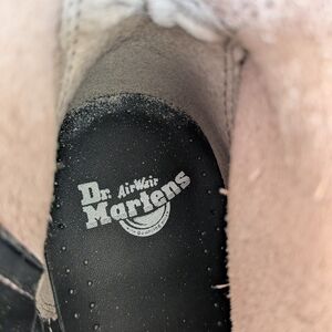 Dr. Martens Black Insole Combat Boot Interior